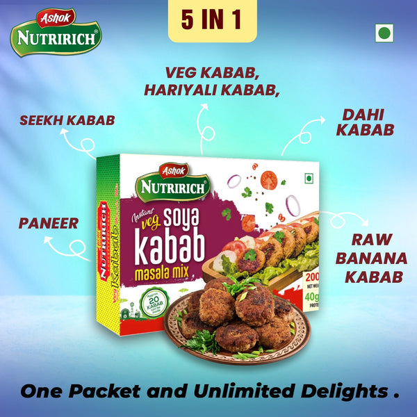 High Protein Veg Kababs