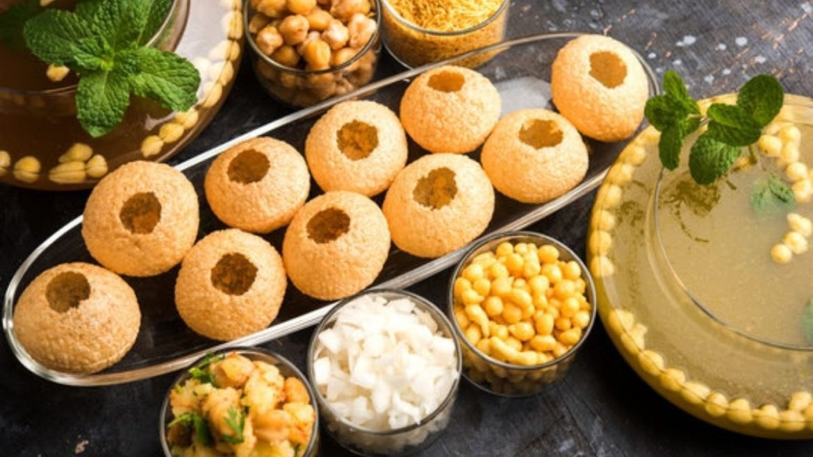 ASHOK NUTRIRICH Funnfry Golgappa/Pani Puri Papad/Panipuri Papad(Pack of 4)