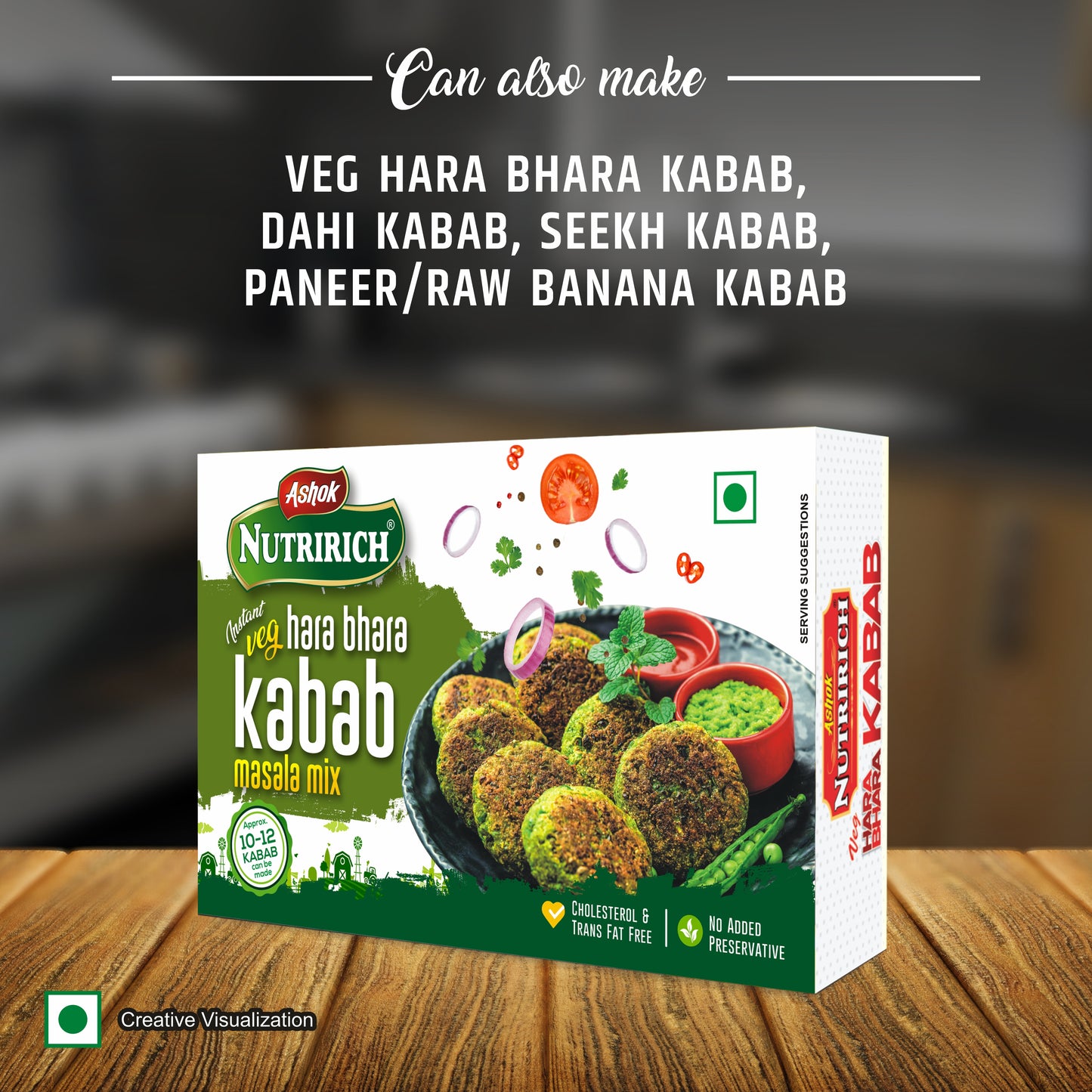 Ashok Nutririch Hara-Bhara Kabab Masala Mix