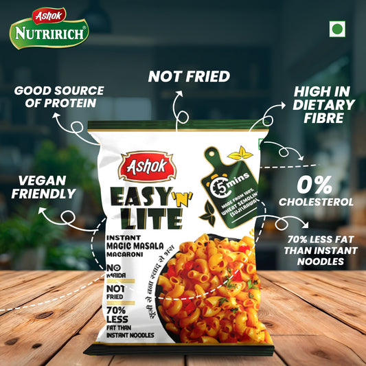 Easy'n'Lite Magic Masala Macaroni (Pack of 4 and 12)