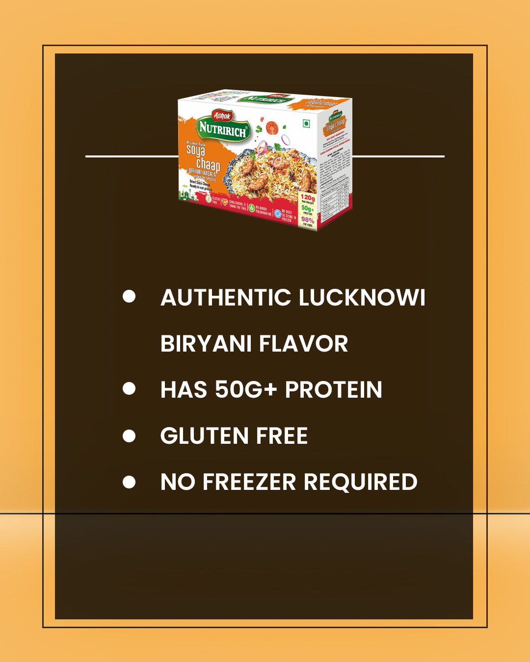 Soya Chaap with Biryani Masala 120g