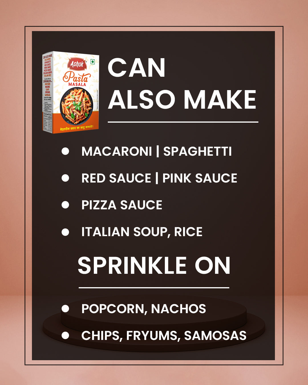 Ashok Macaroni/ Pasta Masala, 50 gm