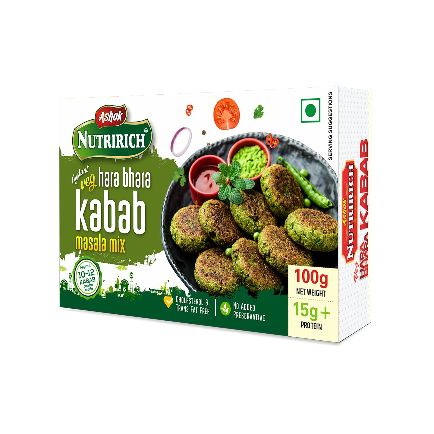 Ashok Nutririch Hara-Bhara Kabab Masala Mix