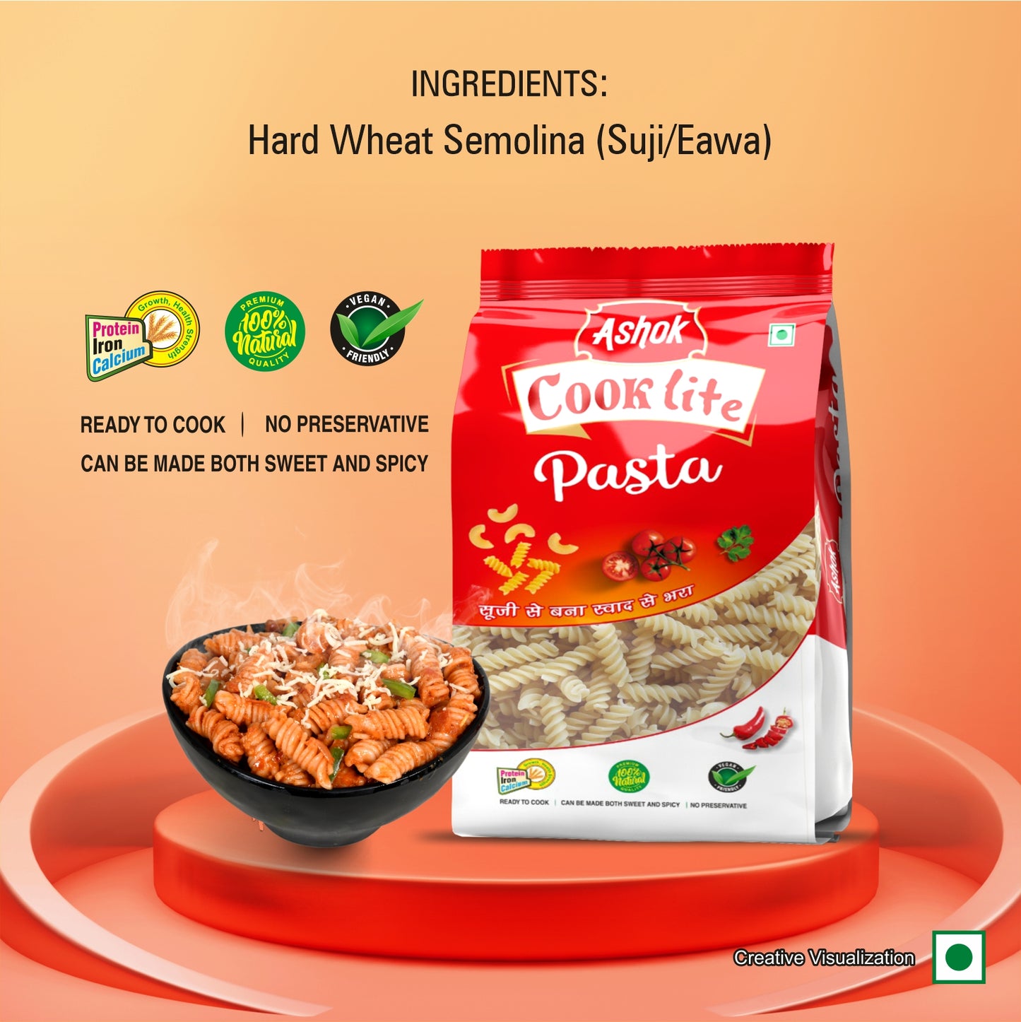 Ashok Cooklite Pasta(Available in Pack of 2 and 4)