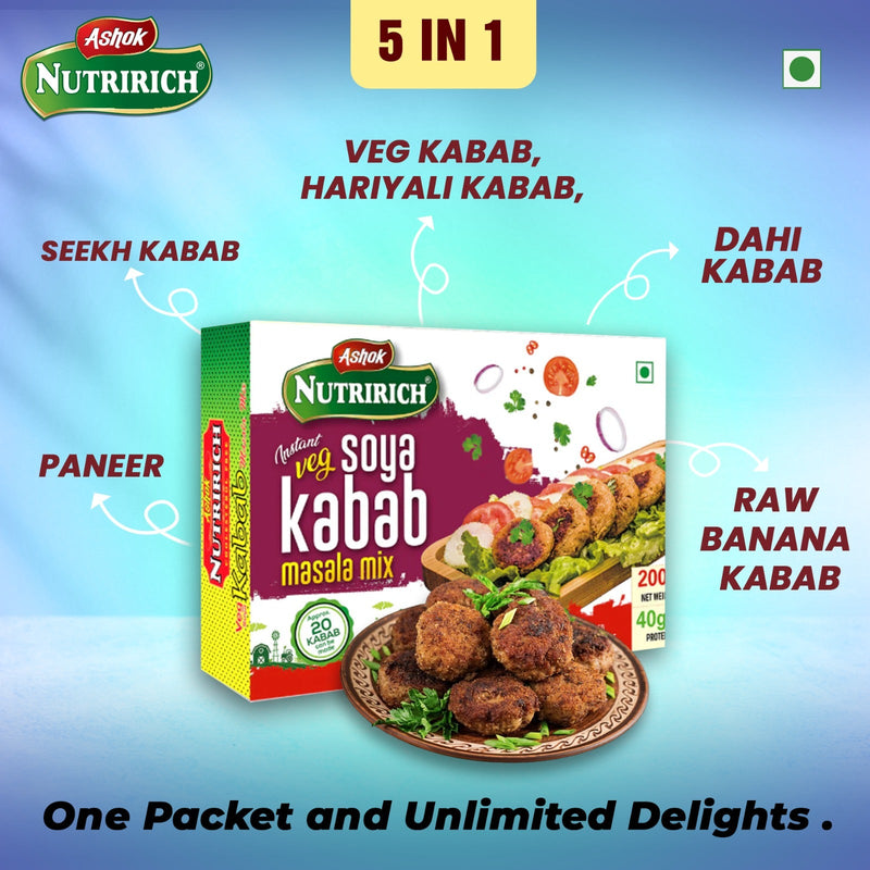 High Protein Veg Kababs