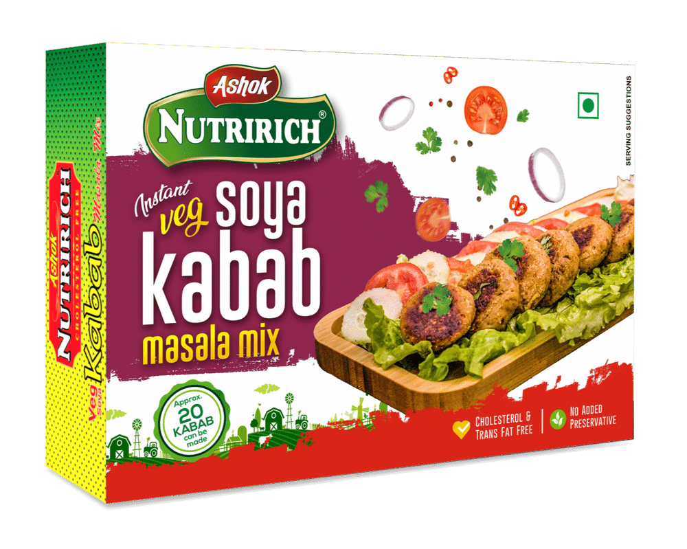 Ashok Nutririch Veg Kabab Masala Mix 200g