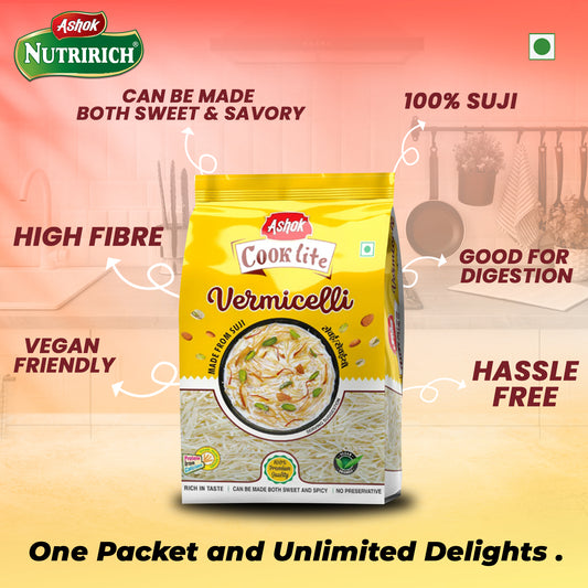 Ashok Cooklite Suji Roasted Vermicelli