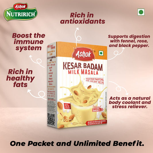 Ashok Kesar Badam Milk Masala 100 gm