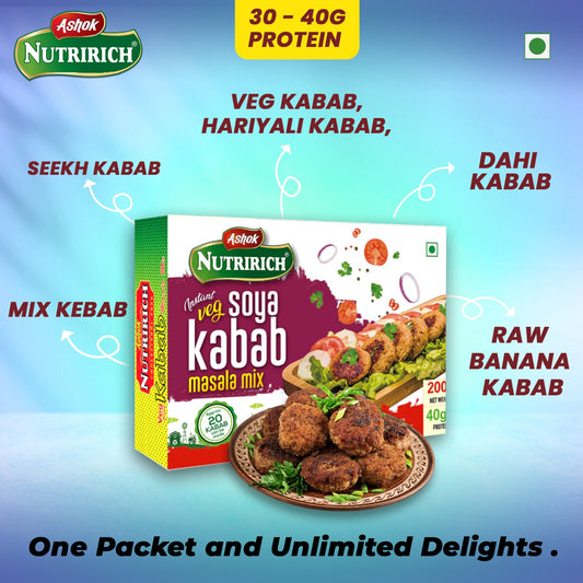 Ashok Nutririch Veg Kabab Masala Mix