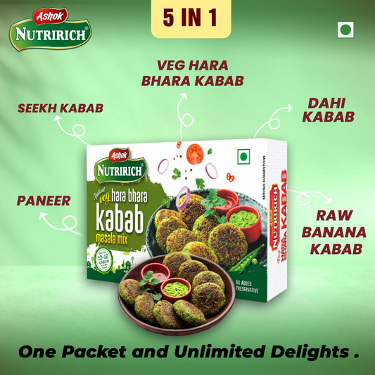 Ashok Nutririch Hara-Bhara Kabab Masala Mix