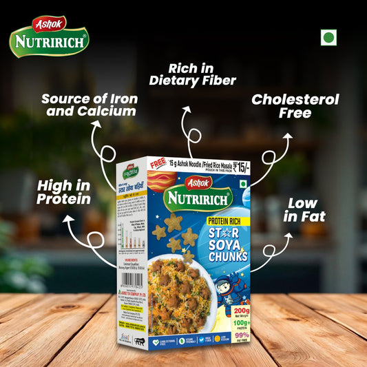 Ashok Nutririch Star Soya Chunks 200g