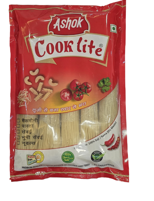 Ashok Cooklite Wheat Semolina Noodles/Spaghetti Noodles,1 kg Instant Noodles Vegetarian  (1 kg)