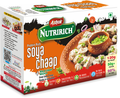 Ashok Soya Chaap with Malai Soya Chaap Masala (Combo ) 120 g