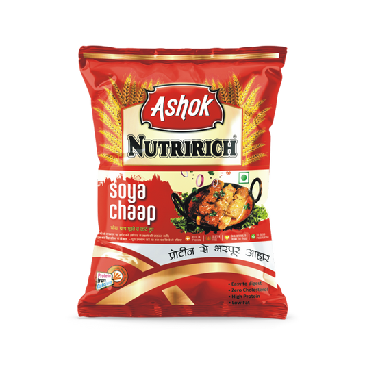 Nutririch Soya Chaap, 500 gm New Pack