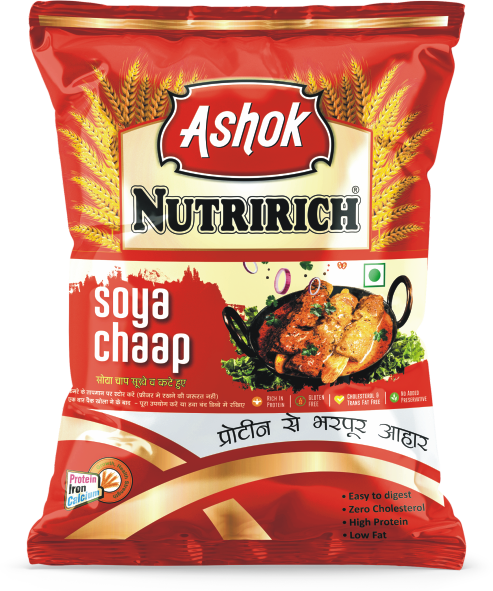 Nutririch Soya Chaap, 500 gm New Pack