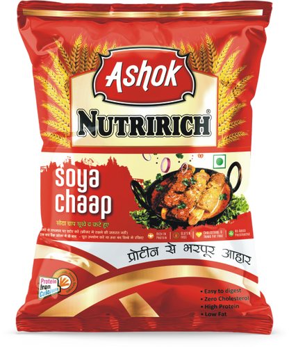 Nutririch Soya Chaap, 500 gm New Pack