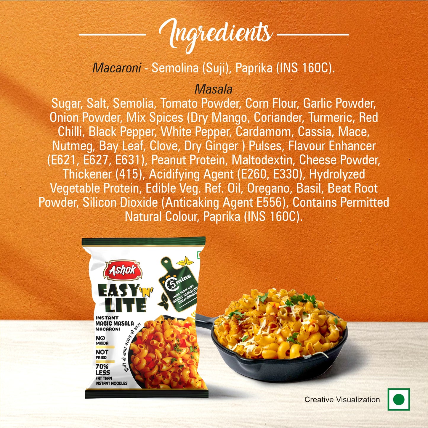 Easy'n'Lite Combo Pack , Mast Masala Macaroni & Magic Masala Macaroni ,65 gm