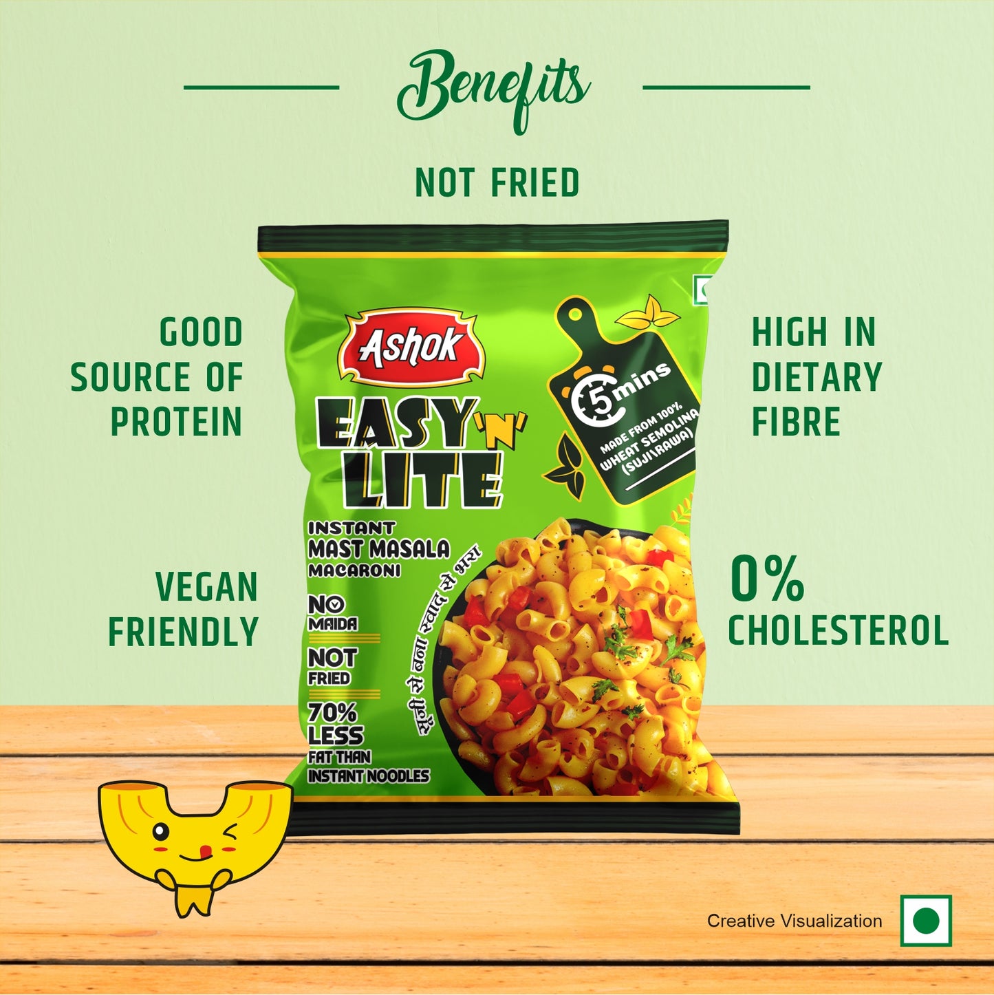 Easy'n'Lite Combo Pack , Mast Masala Macaroni & Magic Masala Macaroni ,65 gm