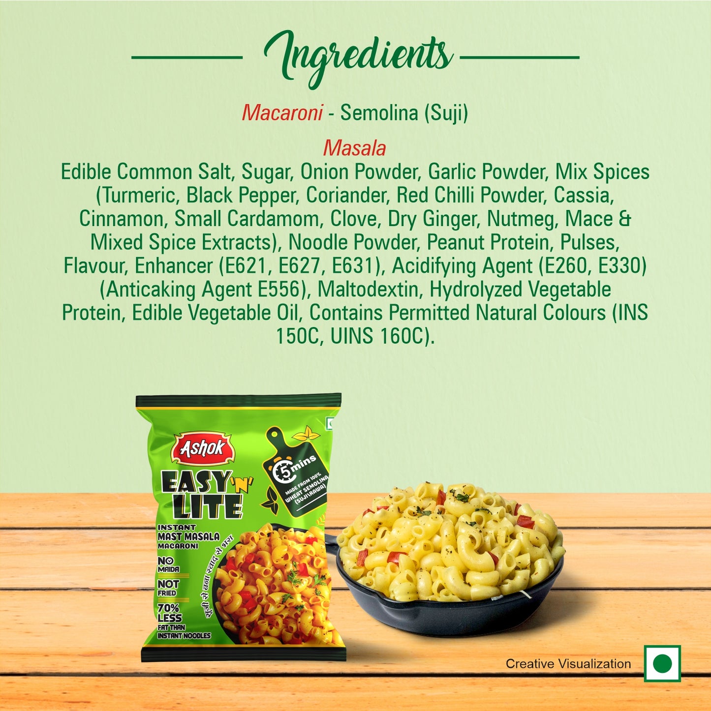 Easy'n'Lite Combo Pack , Mast Masala Macaroni & Magic Masala Macaroni ,65 gm