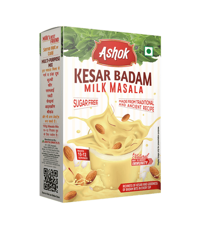 Ashok Kesar Badam Milk Masala,100g (Sugar Free)